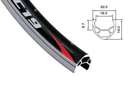 Обод 26"двойной с инд. износа ALEXRIMS DC19