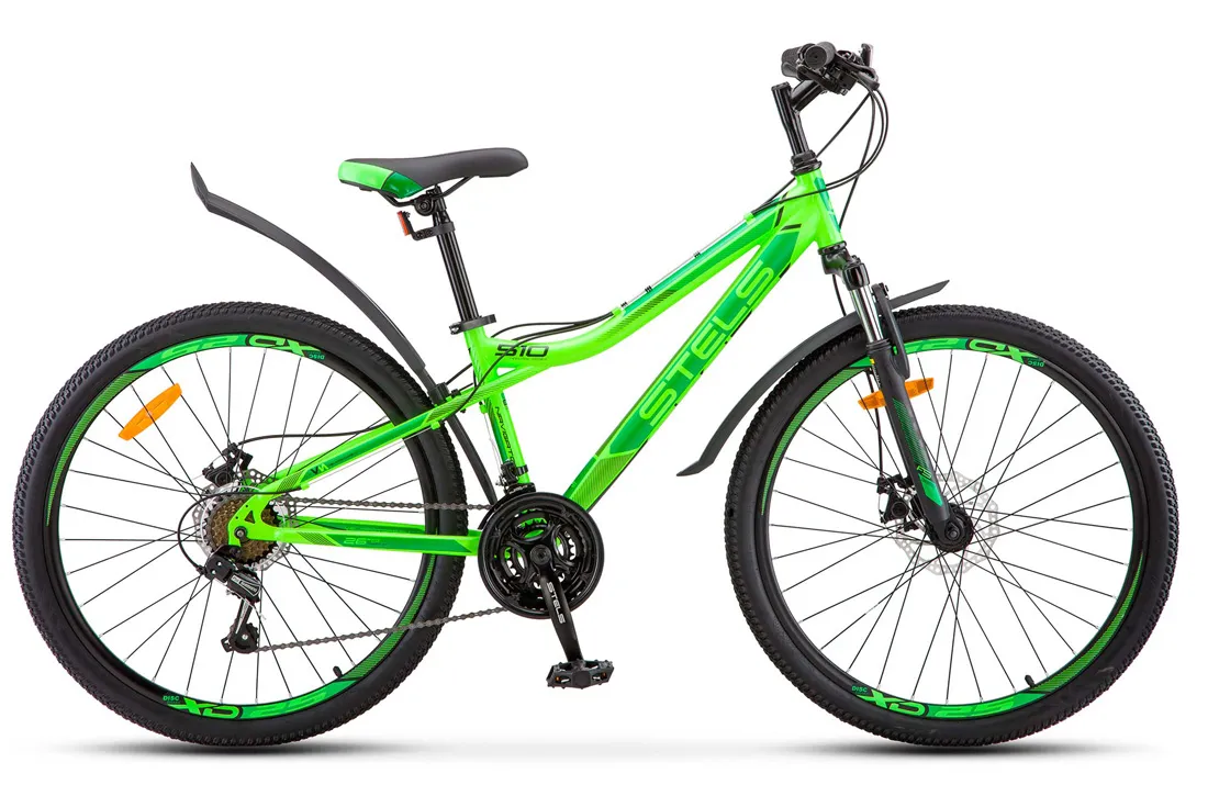 Велосипед STELS Navigator-510 MD 26"  14" Неоновый-зелёный 2018 V010