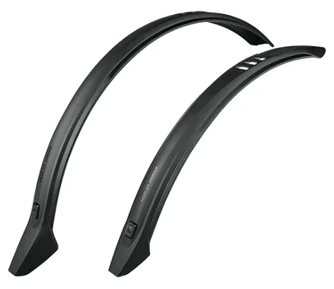 Крылья пластик Velo55 Junior set 24" черные