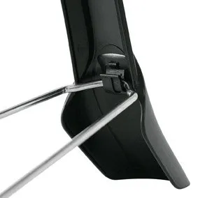 Крылья пластик Velo55 Junior set 24" черные