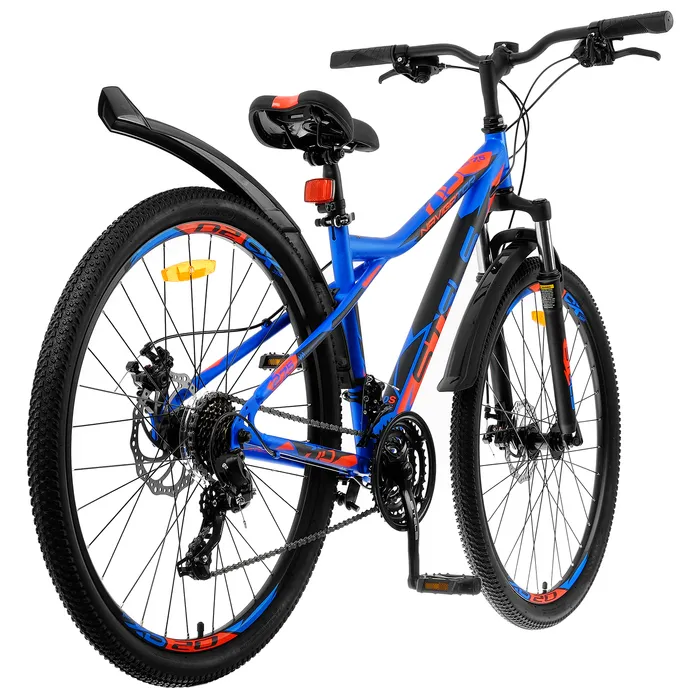 Велосипед STELS Navigator-710 MD 27.5"   18" Синий/чёрный/красный V020